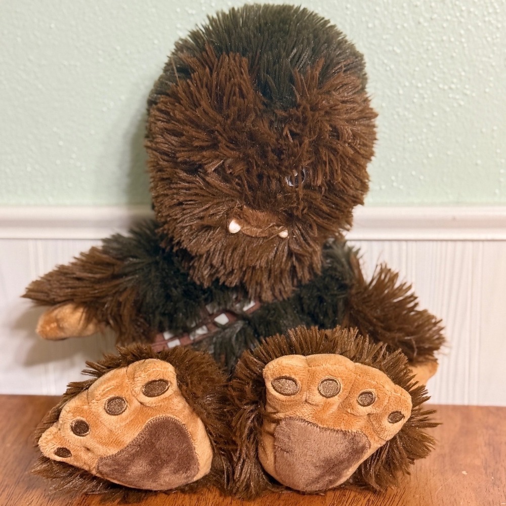 Disney Parks Star Wars Big Feet Foot Chewbacca Plush